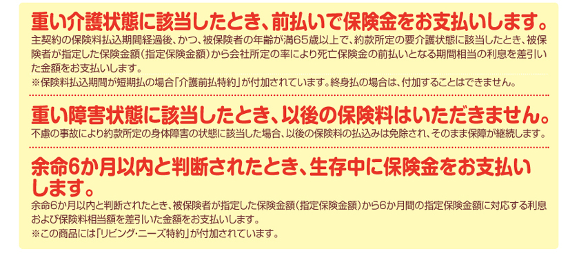 保険金のお支払いについて